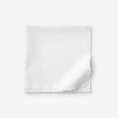 Solid Fringe Napkins, Set of 4 - White