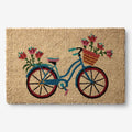 Summer Novelty Coir Doormat - Bicycle, 18 in. x 30 in.