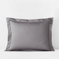 Premium Smooth Supima® Cotton Wrinkle-Free Sateen Sham - Silver, Standard