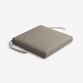 Replacement Knife Edge Chair Cushion - Taupe, 20 in. x 20 in.
