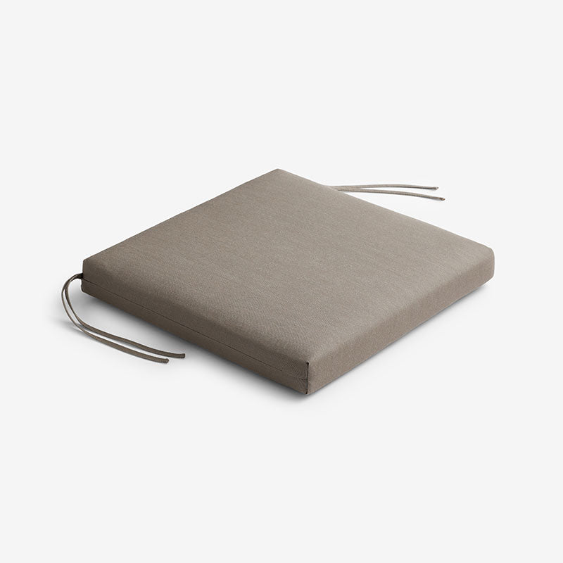 Replacement Knife Edge Chair Cushion - Taupe, 20 in. x 20 in.