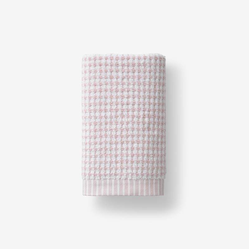 Textured Dot Hand Towel - Blush