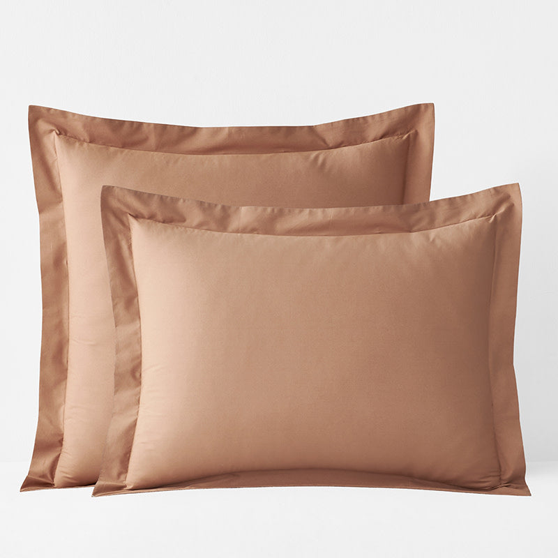 Classic Cool Cotton Percale Sham - Clay, King
