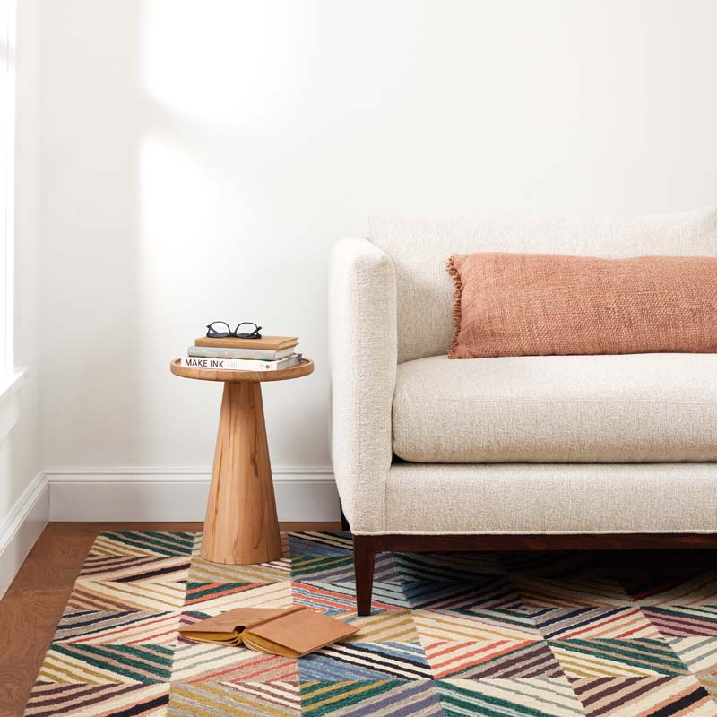 Potter Hand Hooked Wool Rug - Multi, 2' 6" x 8' Runner
