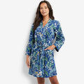 Poplin Women's Robe - Peacock, XS/S