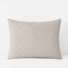 Waffle Quilted Sham - Buff, Standard