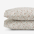 Garden Patch Floral Garment Washed Cotton Percale Pillowcase Set - Multi, Standard