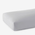 Classic Smooth Wrinkle-Free Sateen Fitted Bed Sheet - Gray Mist, Queen