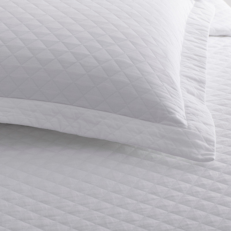 Norfolk Premium Smooth Egyptian Cotton Sateen Sham - White, Euro