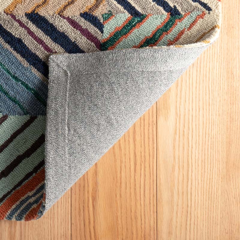 Potter Hand Hooked Wool Rug - Multi, 2' 6" x 8' Runner
