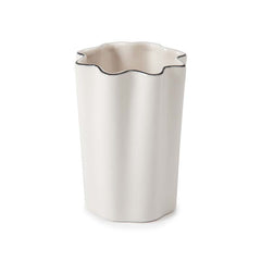 Scallop Tumbler - Cream and Black