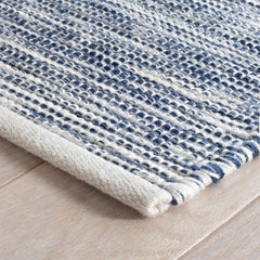 Tideline Handwoven Indoor/Outdoor Rug - Navy, 2' x 3'