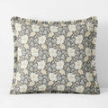 Tapestry Floral Reversible Garment Washed Cotton Percale Sham - Ivory Multi, Euro