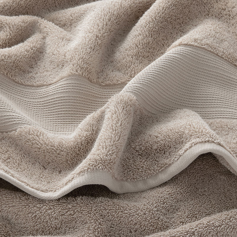 Regal Egyptian Cotton 4-Piece Bath & Hand Towel Set - Oatmeal