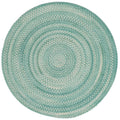 Bambini Braided Chenille Rug - Aqua, 5' Round