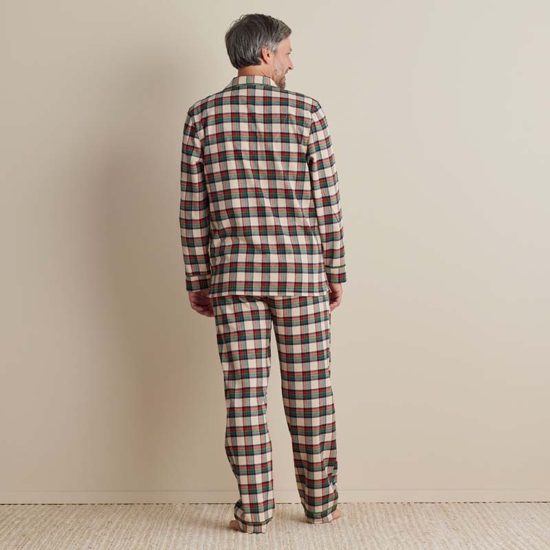 Family Flannel Men's Button-Down Pajama Set - Idyllwild, XXXL