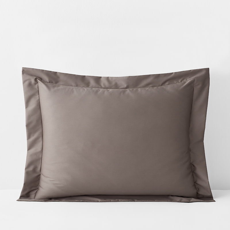 Classic Smooth Wrinkle-Free Sateen Sham - Cinder, Standard