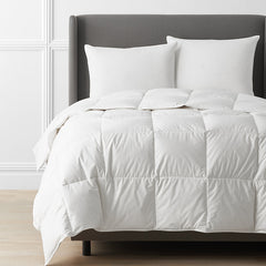 Premium Down and Wool Comforter - White, Full/Queen