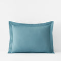 Classic Ultra-Cozy Cotton Velvet Flannel Sham - Atlantic Blue, King