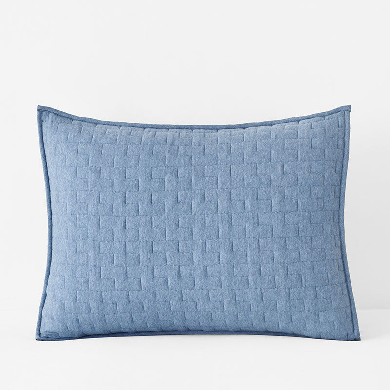 Air Layer Sham - Denim Blue, Standard