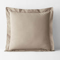 Classic Cool Cotton Percale Sham - Cocoa, Euro