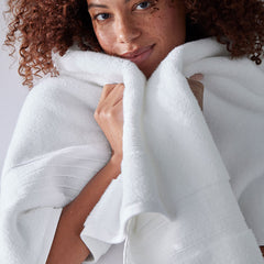 Mirage Aegean Cotton Bath Towel - White