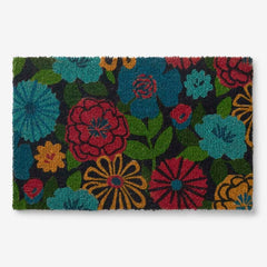 Summer Novelty Coir Doormat - Flower Garden, 18 in. x 30 in.
