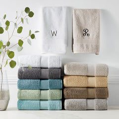 Sterling Supima® Cotton Hand Towel - Aqua Haze