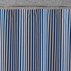 Mini-Prints Garment Washed Cotton Percale Shower Curtain - Milos