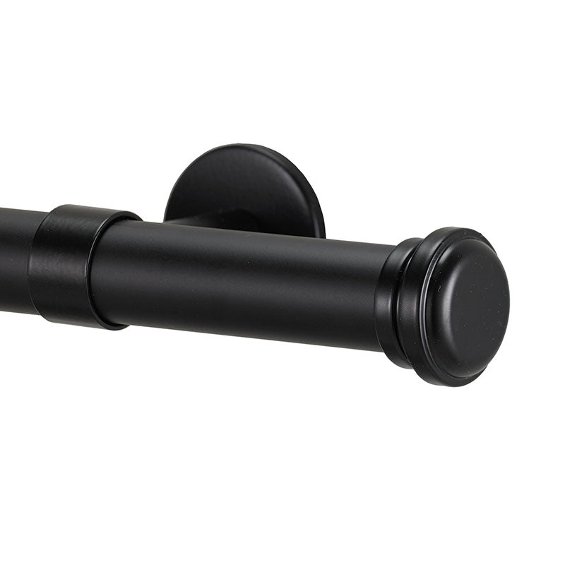 Spile Finial and 1" diameter Rod Set - Black, 72"