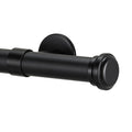 Spile Finial and 1" diameter Rod Set - Black, 48"