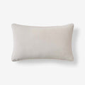 Velvet Decorative Lumbar Pillow Cover - Sand, 12 in. x 21 in.