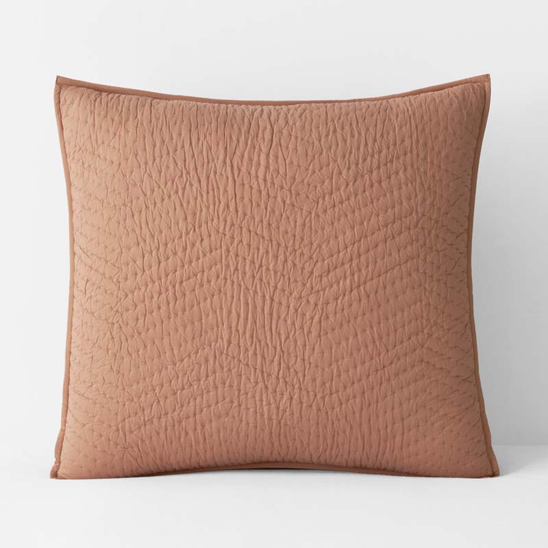 Voile Sham - Clay, Euro