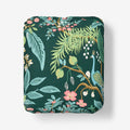 Peacock Classic Smooth Sateen Fitted Bed Sheet - Evergreen, Twin