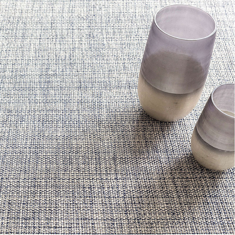 Marled Handwoven Cotton Rug - Indigo, 2' x 3'