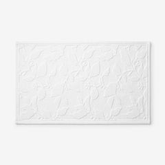 Flatwoven Textured Bath Mat - Leaves, 17 in. x 24 in.