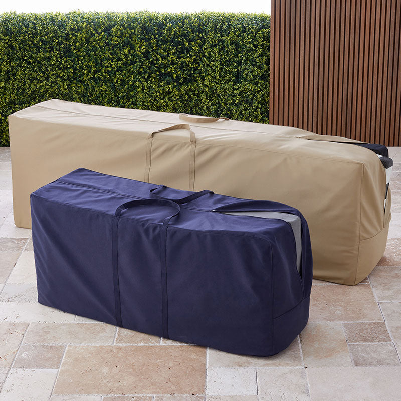 Outdoor Cushion Storage Bag - Navy, Small/Medium