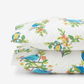 Summer Prints Classic Cool Cotton Percale Pillowcase Set - Bird Days, King