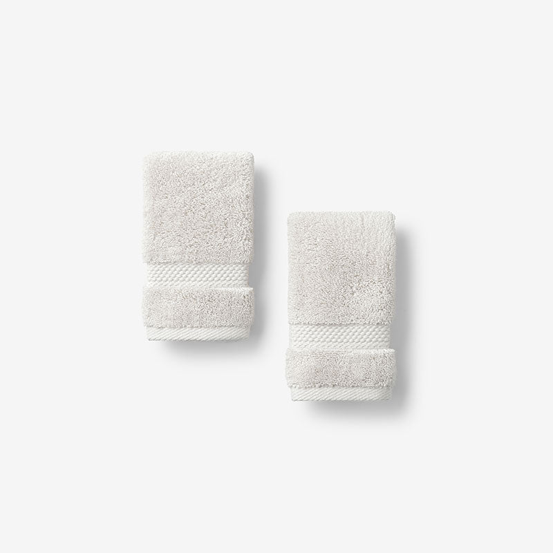 Sterling Supima® Cotton Washcloths, Set of 2 - Ivory