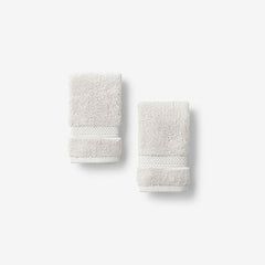 Sterling Supima® Cotton Washcloths, Set of 2 - Ivory