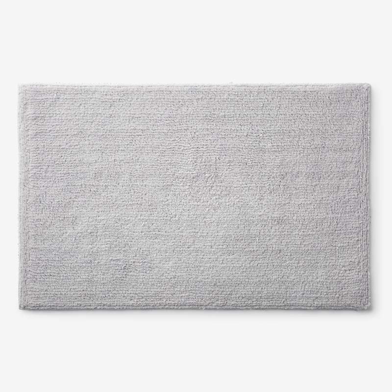 Plush Spa Solid Bath Rug - Gray, 24 in. x 40 in.
