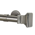 Flared Square Finial and 1" diameter Rod Set - Stainless, 120"