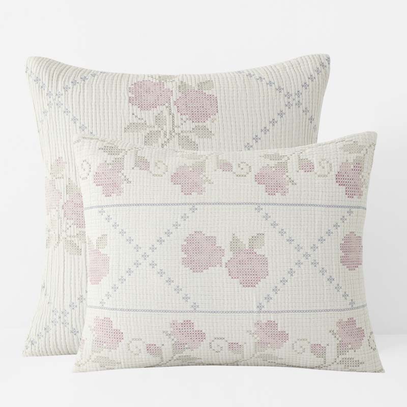 Fleur Sham - Cream, Standard