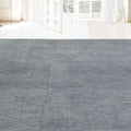 Relief Hand Tufted Wool Rug -  Blue, 2' x 3'