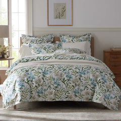 Gardenia Mist Premium Smooth Wrinkle-Free Sateen Comforter - Cream Multi, King/Cal. King