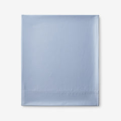 Premium Smooth Supima® Cotton Wrinkle-Free Sateen Flat Bed Sheet - Blue Shadow, Twin/Twin XL