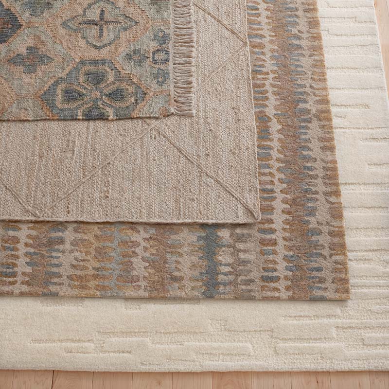 Pali Handwoven Jute Rug - Blue, 5' x 8'