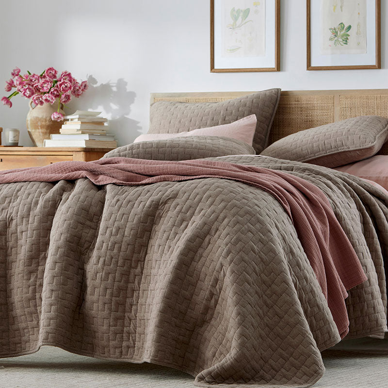 Air Layer Quilt - Cocoa Brown, Twin/Twin XL