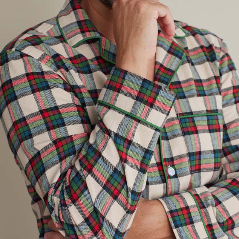 Family Flannel Men's Button-Down Pajama Set - Idyllwild, XXXL