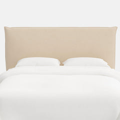 Sutton Velvet Headboard - Pearl, King